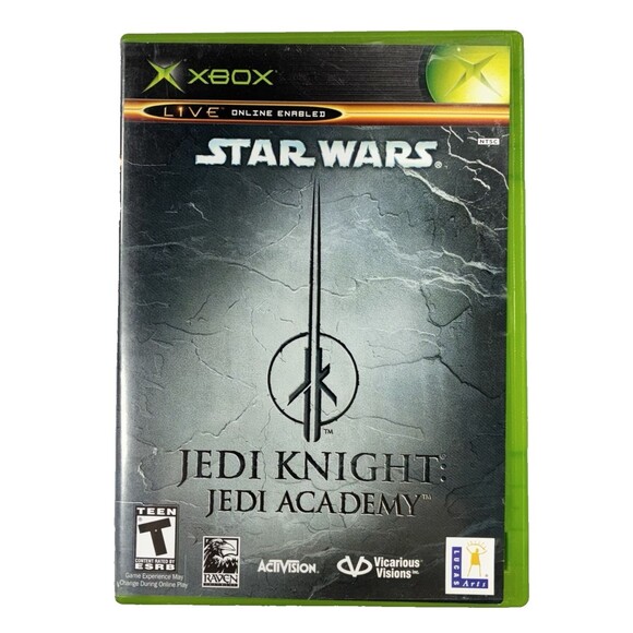 Star Wars: Jedi Knight: Jedi Academy Microsoft Xbox 2003 Complete Tested - Picture 1 of 9